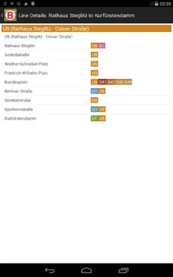 Berlin Subway Route Planner android App screenshot 1