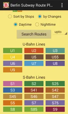 Berlin Subway Route Planner android App screenshot 7